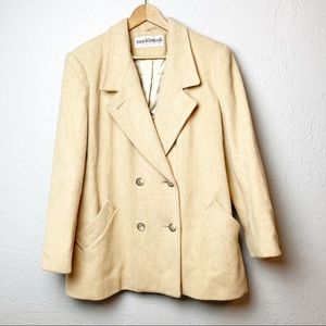 Vintage Mackintosh Wool Peacoat Camel Tan Size 16